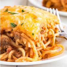 Spaghetti casserole 